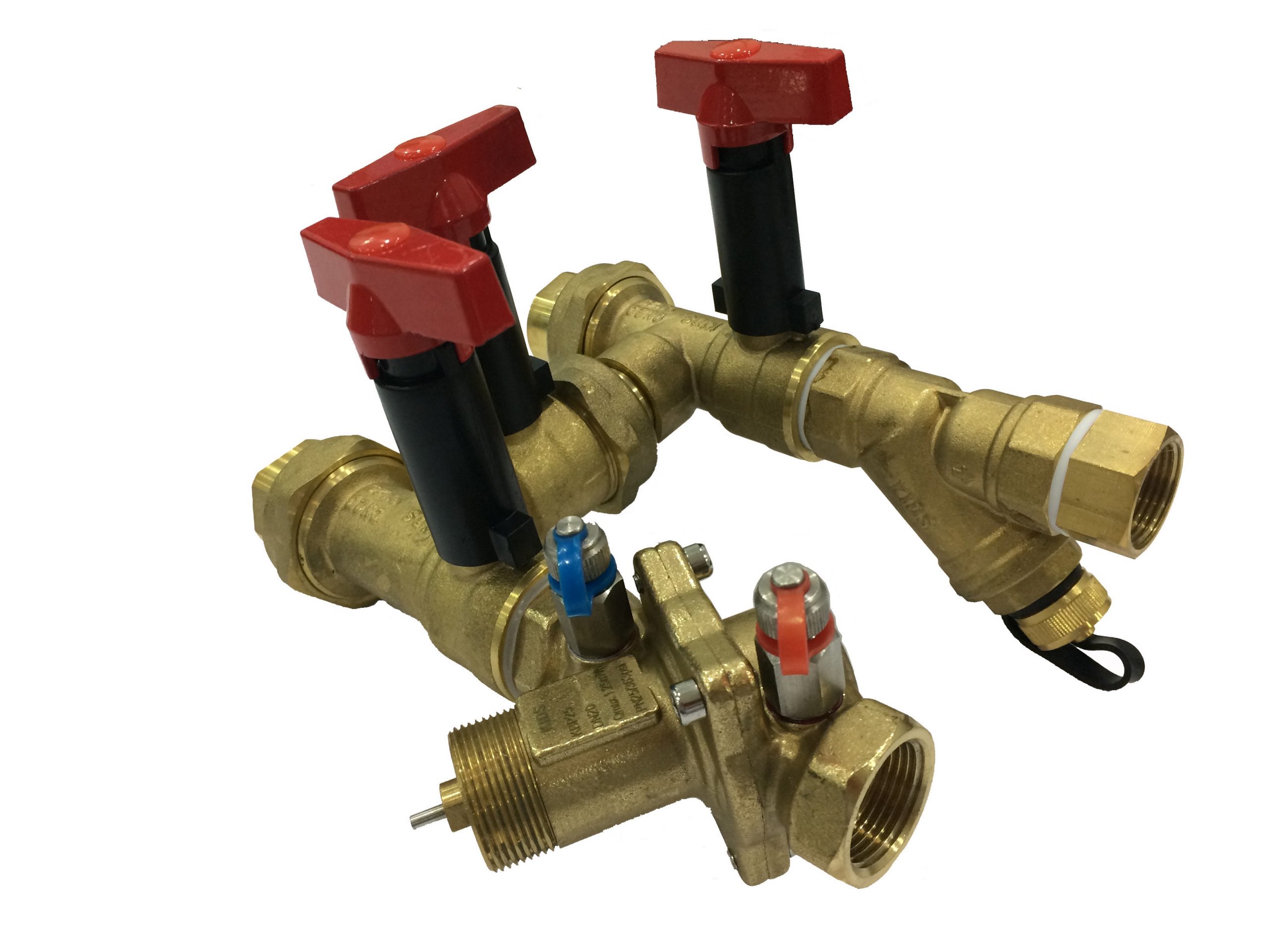 DZR Brass FCU Valve Kit with PICV (FCU Link) Model KFCUL25 PN25 KIDS