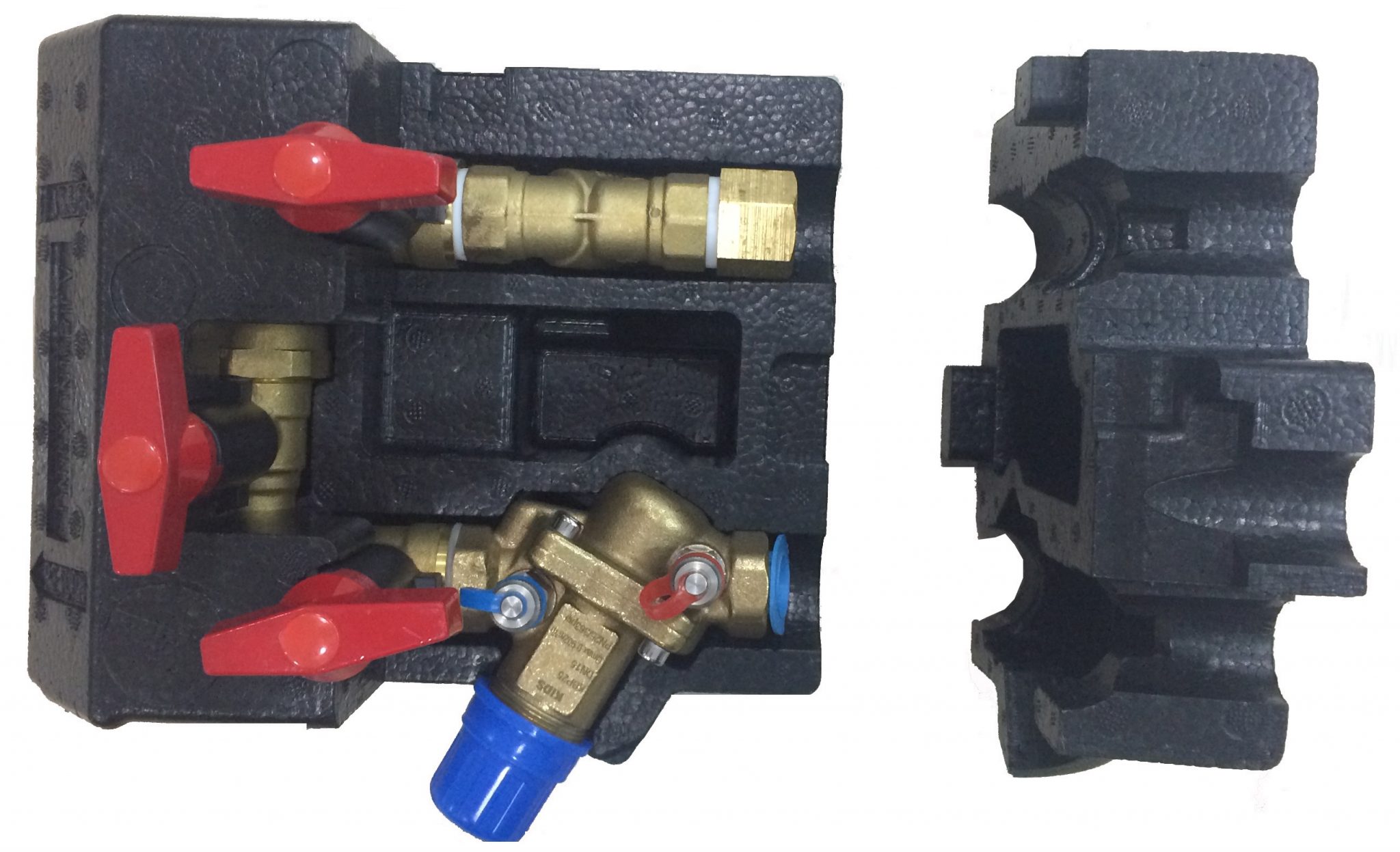 DZR Brass FCU Valve Kit with PICV (FCU Link) Model KFCUL25 PN25 KIDS